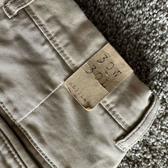 J. Crew Flannel Lined Khaki Pants New Mens Size 30 Outdoor Workwear Warm - Picture 10 of 13